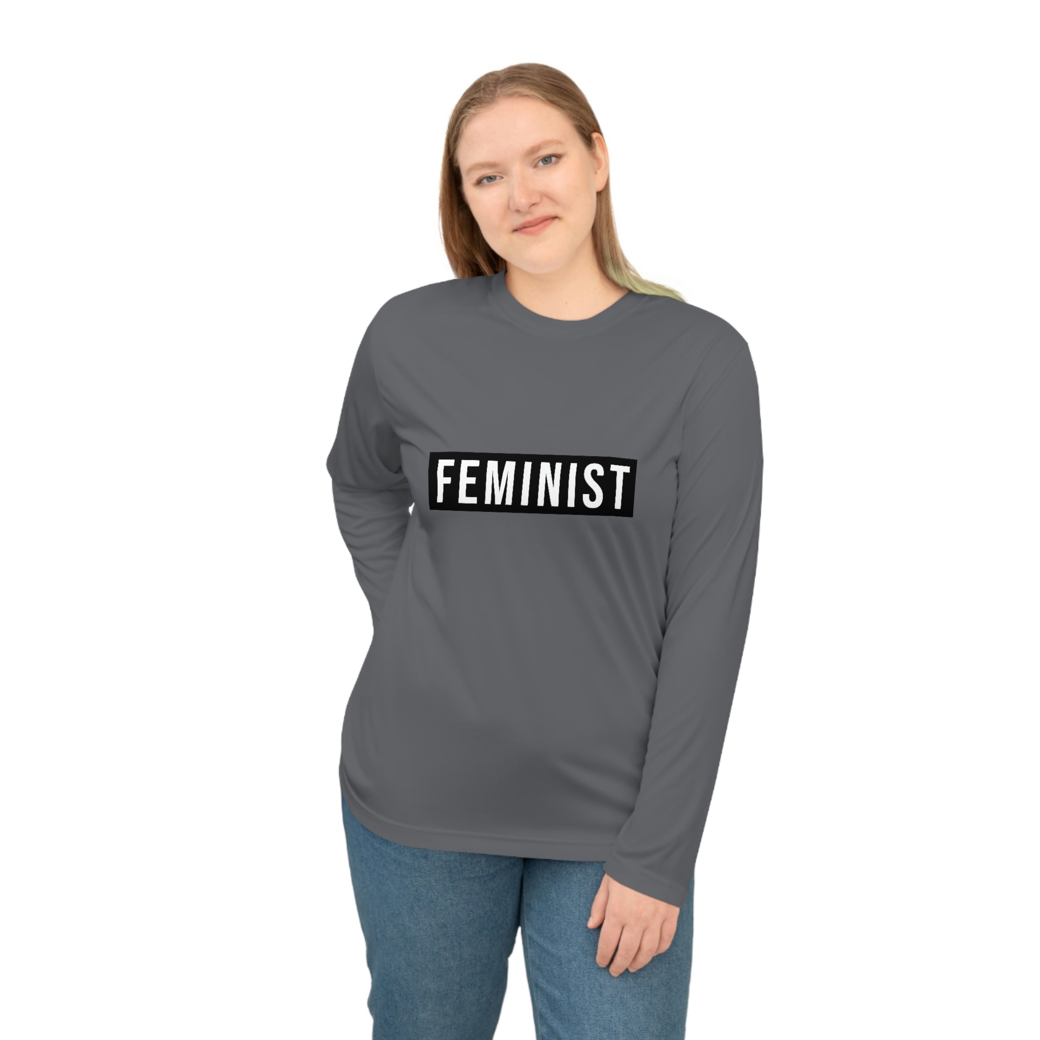 Be Feminist Athletic Performance Shirt UPF 40+ | Available in 2 Colors